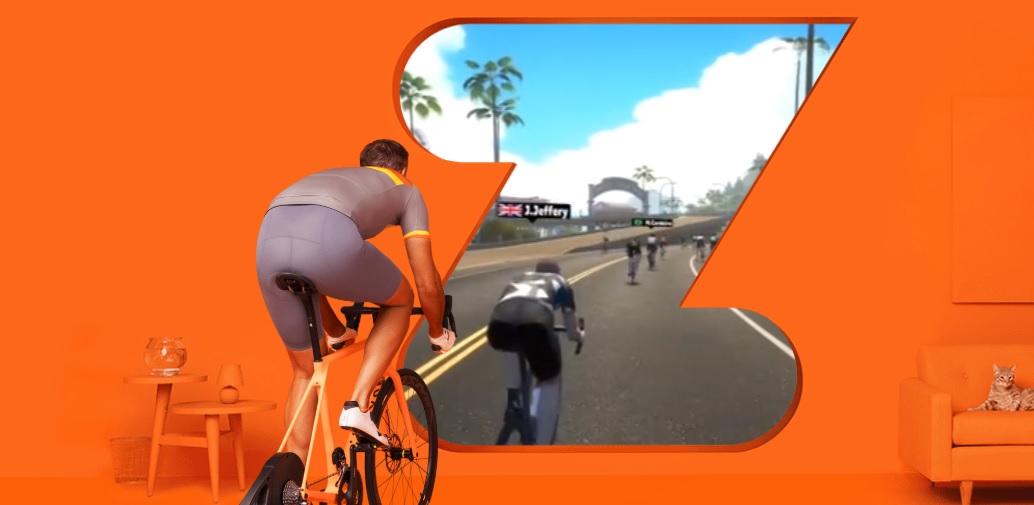 Zwift aplicación rodillos